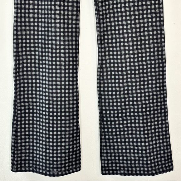 Betabrand Dress Pant Yoga Pants Bootcut Black Gray Gingham Size S Petite NWT - Picture 4 of 11